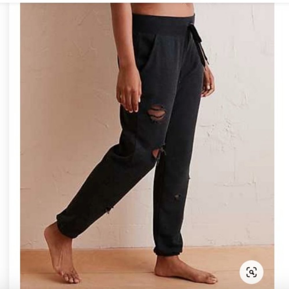 AE destroyed city jogger
